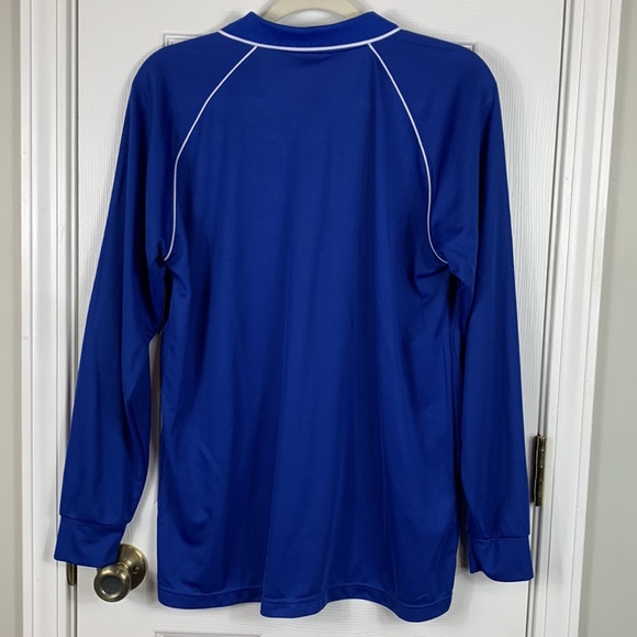 Tworoy blue long sleeved with white/black trim size 2XL. 1/4 zipper - Picture 7 of 7